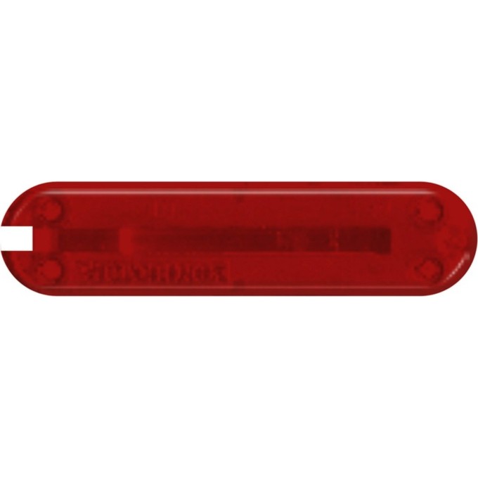 Задняя накладка для ножей VICTORINOX 58 мм пластиковая полупрозрачная красная C.6200.T4